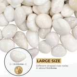38lbs Decorative Garden Stone Outdoor Landscaping, Walkways, Yard, 1-3 inch Large Polished River W3280P296565