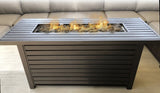 Casselton Steel Propane/Natural Gas Outdoor Fire Pit Table with Lid B120P203166