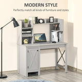 Computer Desk-Light Grey 55639837
