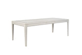 Expandable Leg Tablewith Metal Inlay - Vanilla B2699P310415