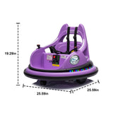 ZNTS 12V ride on bumper car for kids,electric car for kids,1.5-5 Years Old,W/Remote Control, LED Lights, W1578P198507