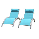 Pool Lounge Chairs Set of 2-Lake Blue W1859P321484
