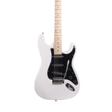 ZNTS GST Stylish Electric Guitar Kit with Black Pickguard White 94258666