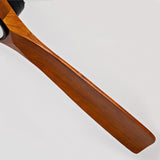 Hot sales 52 Inch Modern Black Ceiling Fan With Light 3 Solid Wood Blades Remote Control Reversible W2991P338635