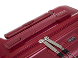 14"/20" 2 pcs/set in ABS Spinner Wheel Luggage, with Combination Lock and Front Opening Design, 14" W2787P378167