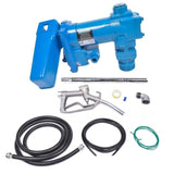 ZNTS 20GPM 12V Fuel Transfer Pump with Nozzle Kit for Transfer of Gasoline Diesel Blue 02142653