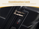 28" Large Suitcase, ABS Hardshell, Upgraded Crack-Resistant Iron Handle, Combination Lock, 360&deg W2787P536154
