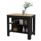 Brooklyn Kitchen Island, Three Concealed Shelves B128P148675