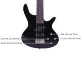Exquisite Stylish IB Bass with Power Line and Wrench Tool Black 89556204