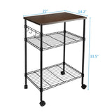 ZNTS 3-Tier Kitchen Utility Cart 89585769