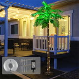6 feet Hawaiian style artificial palm tree with LED lighting 90796181