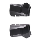 Pair Cab Corner fit for 2009-18 Dodge Ram 1500 Quad Extended Cab Black Steel 06424959
