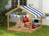 Wooden Sandbox, for 3-7 Years Old Kids 47433319