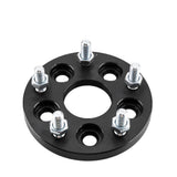 5X100 TO 5X114.3 Wheel Adapters 15MM For FR-S BRZ WRX 20 BLACK SPLINE LUG NUTS 47035008
