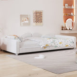 Twin size Upholstered Daybed, Sherpa Fabric Sofabed with Cloud-Shaped Backrest, No Box-spring N733P234602K