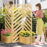 ZNTS Wooden Planter Box 36198049