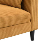 57 " High Resilience Loveseat Sofa, Wooden Frame 2 Seat Sofa, Comfy , Small Space Saving Modern W311P221206