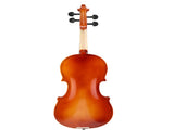 GV100 1/2 Acoustic Violin Case Bow Rosin Strings Tuner Shoulder Rest Coffee 36379191