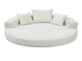 Convertible sofa couch bed,multi-functional,circular bed,adjustable Futon sofa ,No Assembly W2677P388979