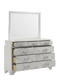 Soul Modern Style Mirror Made with wood in White G150108661