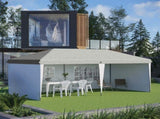 10' x 20' Pop Up Canopy party Tent with 4 Sidewalls , White-AS Prohibited by 03907413