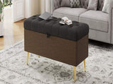 Modern Storage Ottoman Bench Upholstered Bedroom Bench Entryway Storage Ottoman Tufted Ottoman Bench N719P305620E