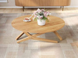 Round 2-in-1 Transformer Coffee Table with Adjustable Height, 16.5" for Coffee Table, 29.5" for N735P369877N