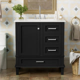 ZNTS 30" Bathroom Vanity , Modern Bathroom Cabinet with Sink Combo Set, Bathroom Storage Cabinet with a N729P170557B