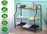 3-Tier Metal Plant Stand, Indoor Outdoor Flower Pots Holder, Plant Display Rack Shelf, Utility 26960260