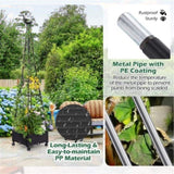 81 inch garden bed with trellis 48346557