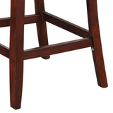 Espresso and Walnut Counter Height Stools B062P181290