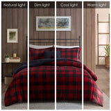 Full/Queen Plush to Sherpa Down Alternative Comforter Set B035100499