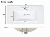 30" Bathroom Vanity, Modern Bathroom Cabinet with Sink Combo Set, Bathroom Storage Cabinet with 1 N729P370363F