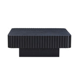 35.43 Inch Modern Handcraft Drum Table Square Table for Living Room,Small Wooden W2582P306966