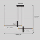 Javeriah 4 - Light Dimmable Kitchen Island Linear LED PendantUnable ship weekends, TK/TEMU 95025294