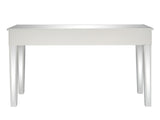 106*38*76cm Modern Mirror Two-Pump Computer Table Silver 76819438
