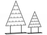 2 Pack Sturdy Metal Xmas Card Holder - Tree Shape, 1521 Clips, 2 Stands , Black, 47878110