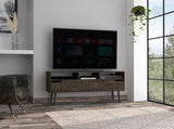 New Haven 2-Drawer 3-Shelf TV Stand Dark Walnut B06280178
