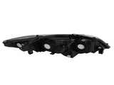 2pcs Front Left Right Headlights for Honda Civic 2006-2011 2dr Coupe Models Only Black 91407748