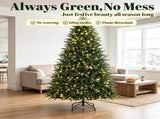 7.5ft Pre-lit Classic Artificial Christmas Tree 3719 Branch Tips 1000 Warm White LEDs 15527210