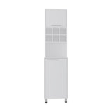 Attica 80" High Double Cabinet Kitchen Pantry , Storage Cabinet, Six spice Cubbies and Four Shelves B070P286454