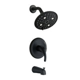 Single Handle 5-functions Shower Head Set with Tub Spout W121943303
