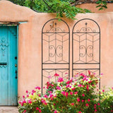 4 Pack Metal Garden Trellis 71" x 19.7" Rustproof Trellis for Climbing Plants Outdoor Flower Support W1586P268018