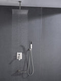 Shower system combo with hand shower, 16 inch shower head and tub spout W928100849
