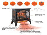 18 inch 3D Flame Electric Infrared Quartz Fireplace Stove with remote control W1769112698