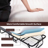 Folding Bed with Mattress Included Memory Foam, Portable Roll Away Adult Bed for Guest, Fold Up Soft W2181P293811