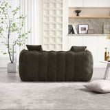 Soft beanbag chair with high resilience foam core for two people. The comfortable square recliner W1996P182162