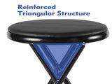 Vinyl Padded Folding Counter Stool, Black 21415537