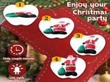 14 FT Lighted Christmas Inflatable Decoration, Giant Inflatable Santa Claus with Large Gift Bag, 34436884