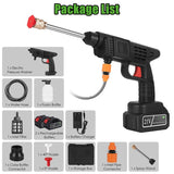 Cordless Pressure Washer 400PSI, 300W Portable Power Washer with 2 Nozzles & Foam Bottle, 1200mAh 90097827